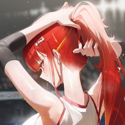 This is a pixiv picture whose title is 🏐🏐.