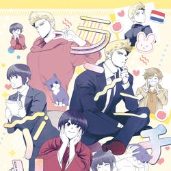 This is a pixiv picture whose title is 【腐ヘタリア/web再録】ランニチアソート【らんにち】.