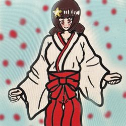 This is a pixiv picture whose title is こめっこ❤️🎍🌅.