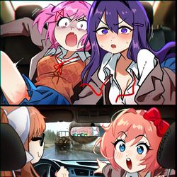 This is a pixiv picture whose title is Doki Doki final destination club.