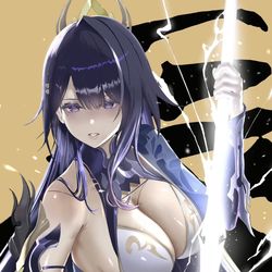 This is a pixiv picture whose title is NEW 雷電芽衣.