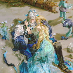 This is a pixiv picture whose title is 浜に.