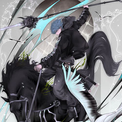 This is a pixiv picture whose title is 2026-荒駆.