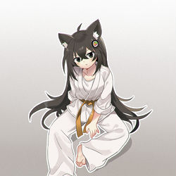 This is a pixiv picture whose title is 空手娘两只~.