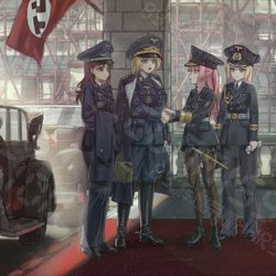 This is a pixiv picture whose title is 会面.