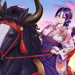 This is a pixiv picture whose title is 2026お年賀.