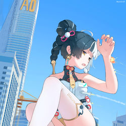 This is a pixiv picture whose title is 琉音.