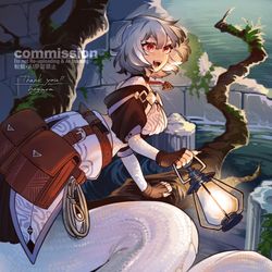 This is a pixiv picture whose title is 【Skeb】ご依頼者様OCさん🐍.