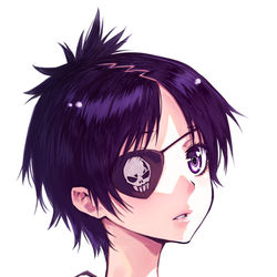 This is a pixiv picture whose title is クローム髑髏.