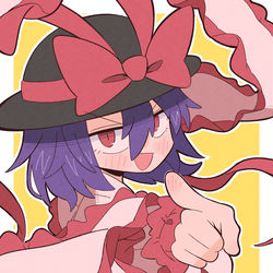 This is a pixiv picture whose title is 衣玖さん.