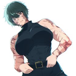 This is a pixiv picture whose title is 마키.