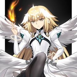 This is a pixiv picture whose title is Metatron Jeanne😰.
