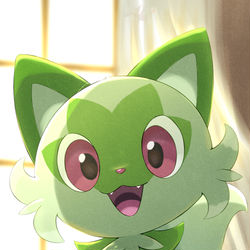 This is a pixiv picture whose title is ニャオハ.