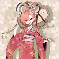 This is a pixiv picture whose title is 正月ネル.