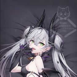 This is a pixiv picture whose title is C107 リリス抱き枕カバー　裏.