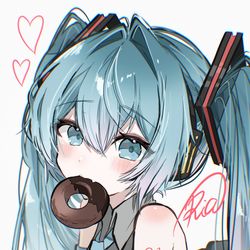 This is a pixiv picture whose title is 初音ミク.