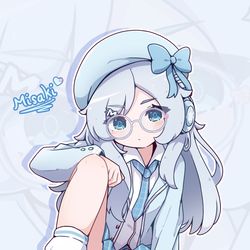 This is a pixiv picture whose title is [OC] Misaki-chan.