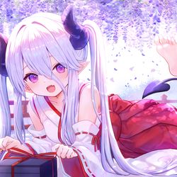 This is a pixiv picture whose title is 巫女さんごっこ.