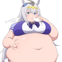 This is a pixiv picture whose title is 正月太りオグリ🍡.