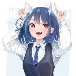 This is a pixiv picture whose title is 青木ルリ.