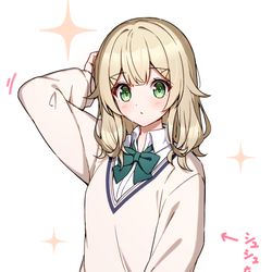 This is a pixiv picture whose title is 髪ほどきルリ.