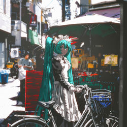 This is a pixiv picture whose title is 初音ミク.