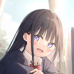 This is a pixiv picture whose title is 「あの…よかったら、  放課後…少し時間ありますか？」.