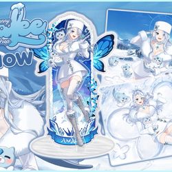 This is a pixiv picture whose title is 🦋 Snow Bunny AmaLee ❄️.