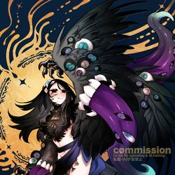 This is a pixiv picture whose title is 【Skeb】カラスのエルドリッチ.