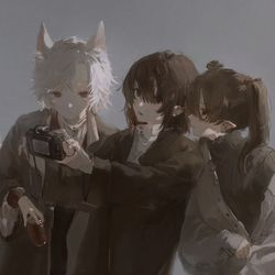 This is a pixiv picture whose title is 三天狗.