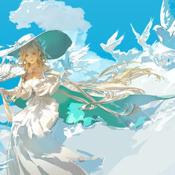 This is a pixiv picture whose title is 玛格丽塔.