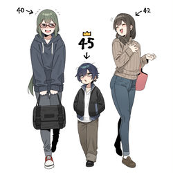 This is a pixiv picture whose title is 중년남성들.