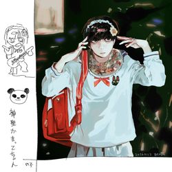 This is a pixiv picture whose title is の子さん.