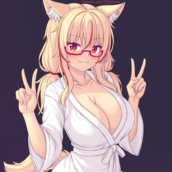 This is a pixiv picture whose title is Tiffy in cute bathrobe~~.