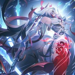 This is a pixiv picture whose title is "云岿山叶瞬光 以此剑破妄".