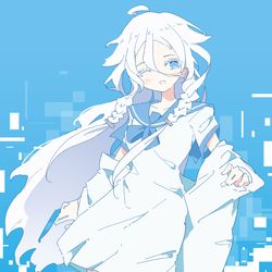 This is a pixiv picture whose title is Alice in 冷凍庫.