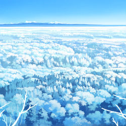 This is a pixiv picture whose title is 開陽台.