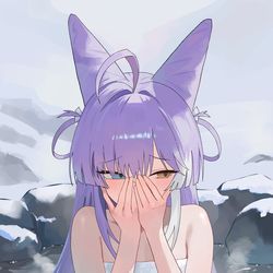 This is a pixiv picture whose title is 겨울.