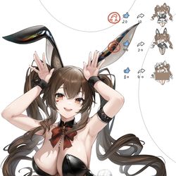 This is a pixiv picture whose title is 安洁莉娜兔女郎.