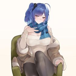 This is a pixiv picture whose title is 冬.