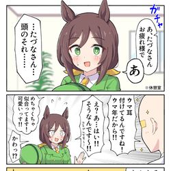 This is a pixiv picture whose title is ウマ耳たづなさん.