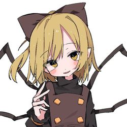 This is a pixiv picture whose title is 土蜘蛛ヤマメちゃん.