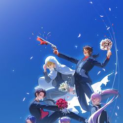 This is a pixiv picture whose title is 11周年.