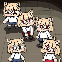 This is a pixiv picture whose title is ネコアルク.