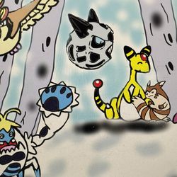 This is a pixiv picture whose title is コールドフォレスト🌳❄️.