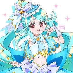 This is a pixiv picture whose title is キュアエクレール.