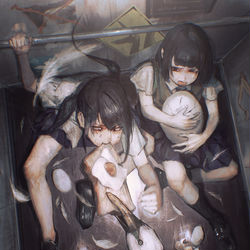 This is a pixiv picture whose title is トリアイ.