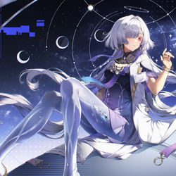 This is a pixiv picture whose title is 纵使星光于无穷远.