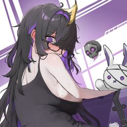 This is a pixiv picture whose title is Label.