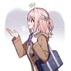 This is a pixiv picture whose title is 雪やこんこん.